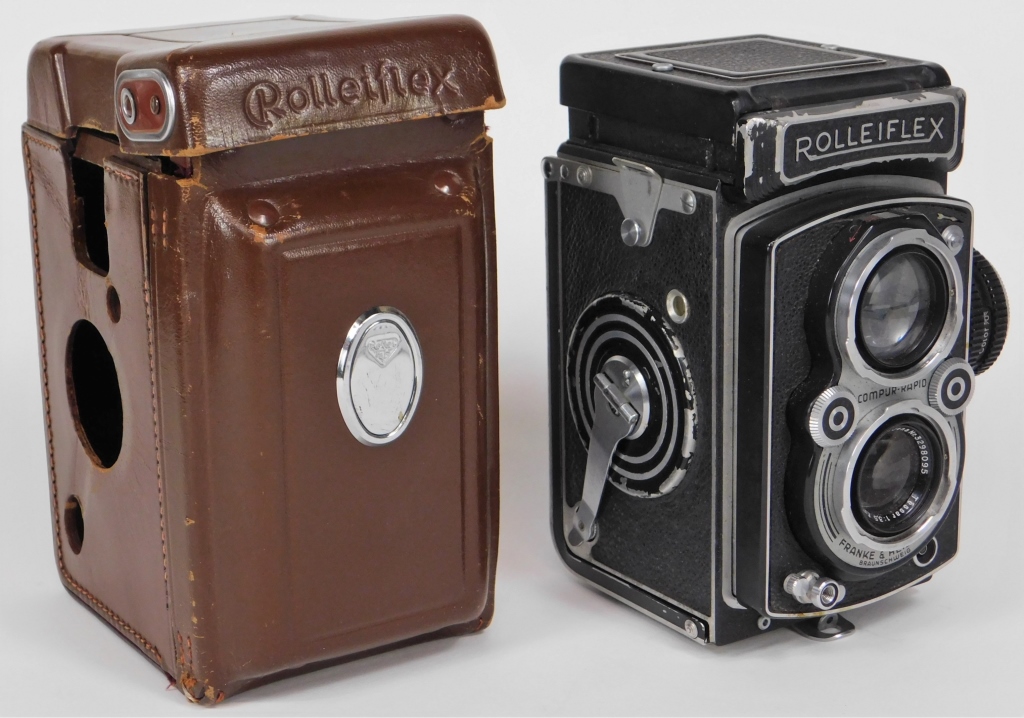 Appraisal: ROLLEIFLEX TLR CAMERA TESSAR LENS MM F Rollei Rolleiflex TLR