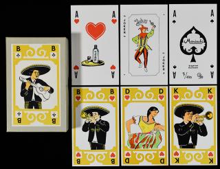 Appraisal: Siegfried Heilmeier Mariachi Playing Cards Munich J OB Near mint