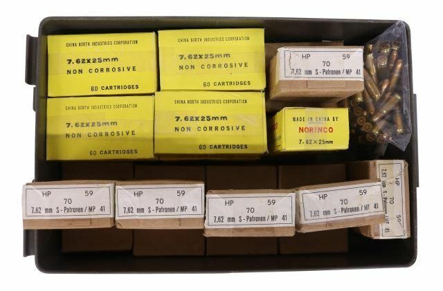 Appraisal: Ammunition x rounds rounds in Norinco boxes rounds likely Austria