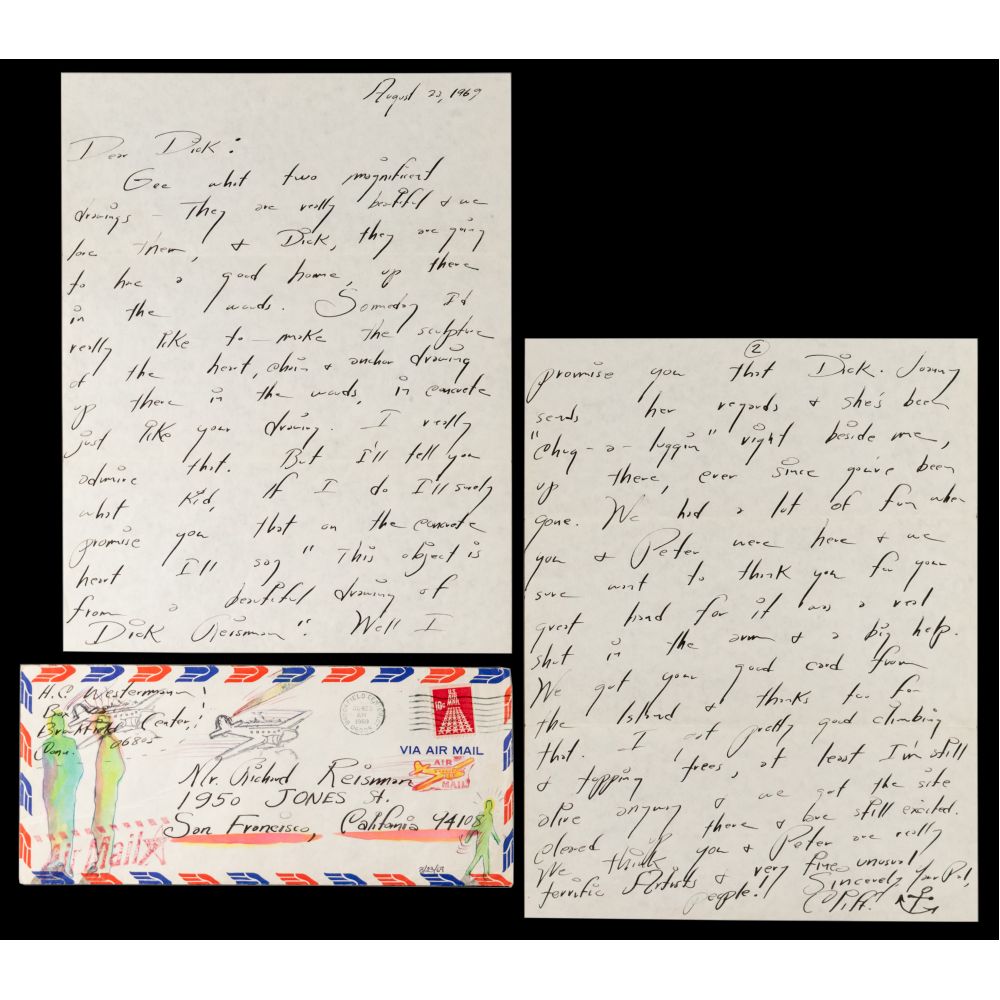 Appraisal: H C WESTERMANN AMERICAN - ILLUSTRATED LETTERAugust signed to envelope