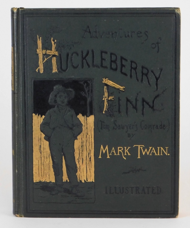 Appraisal: MARK TWAIN HUCKLEBERRY FINN BOOK United States - The Adventures