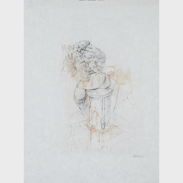 Appraisal: Hans Bellmer - FEMME SUR UNE CHAISE PL AND TWO