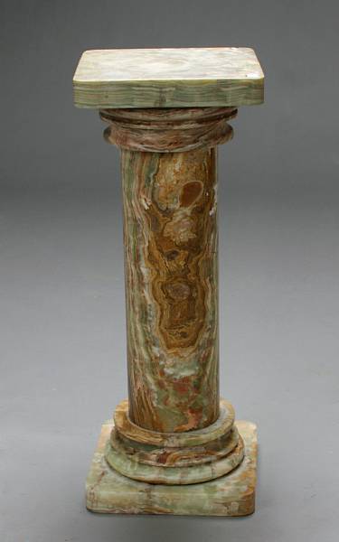 Appraisal: A pair of marble pedestals height in width in depth