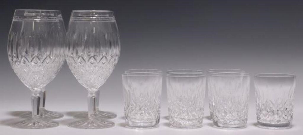 Appraisal: lot of Waterford cut crystal stemware including Lismore flat tumblers