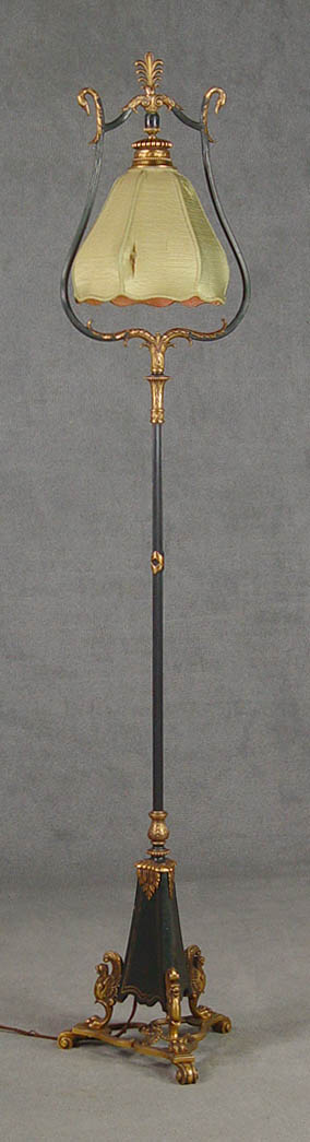 Appraisal: Fine Regency Style Floor Lamp Early th Century Gilt cast