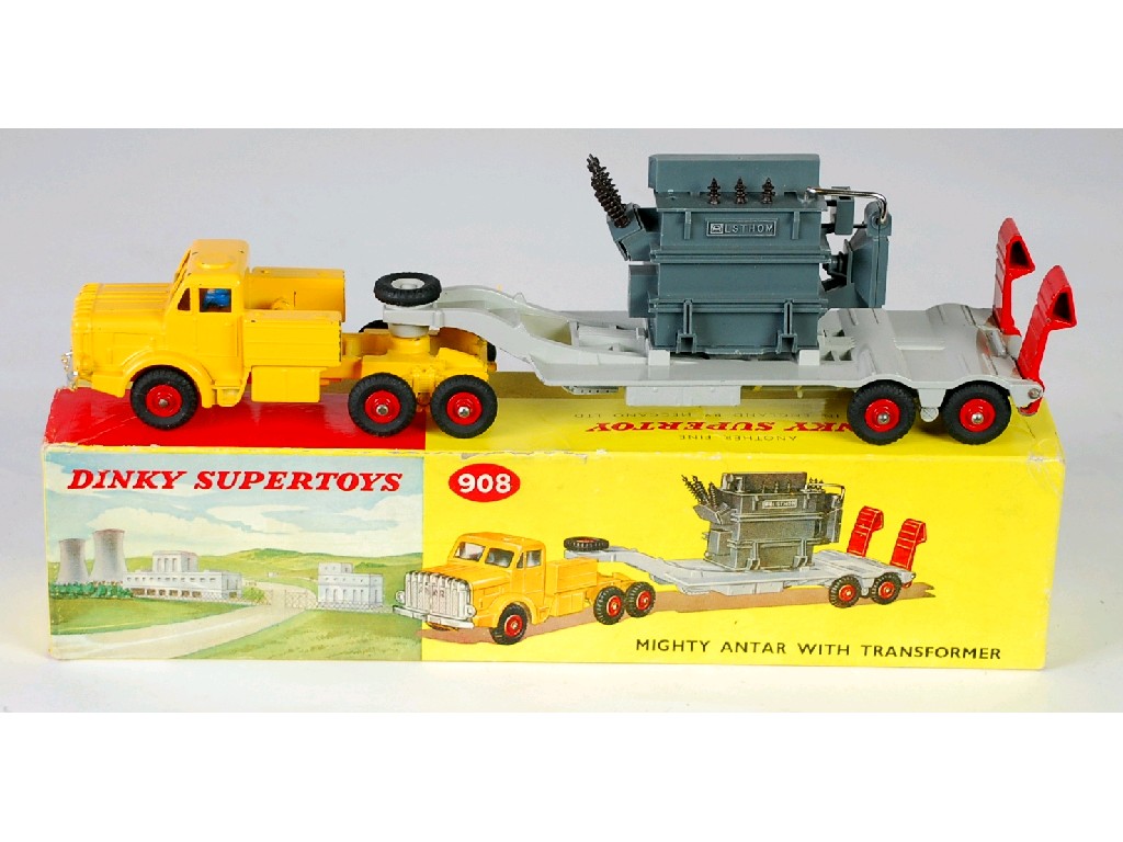 Appraisal: DINKY SUPERTOYS BOXED 'MIGHTY ANTAR WITH TRANSFORMER' model No almost