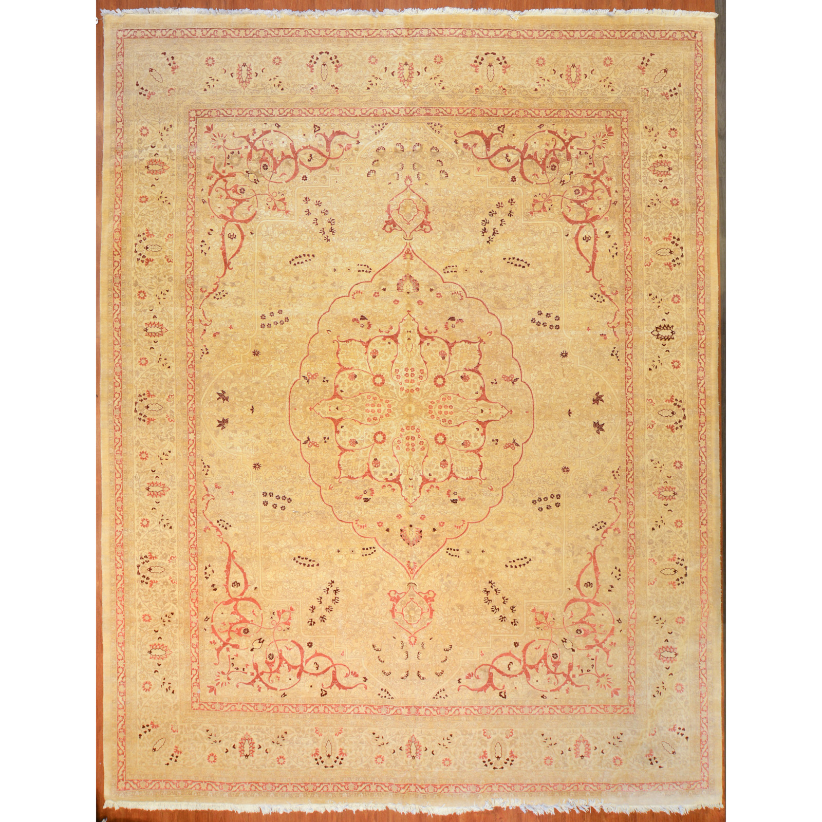 Appraisal: PAK PERSIAN CARPET PAKISTAN X Fourth quarter- th century hand-knotted