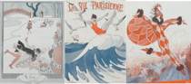 Appraisal: Lot of Three Pages from La Vie Parisienne circa 's