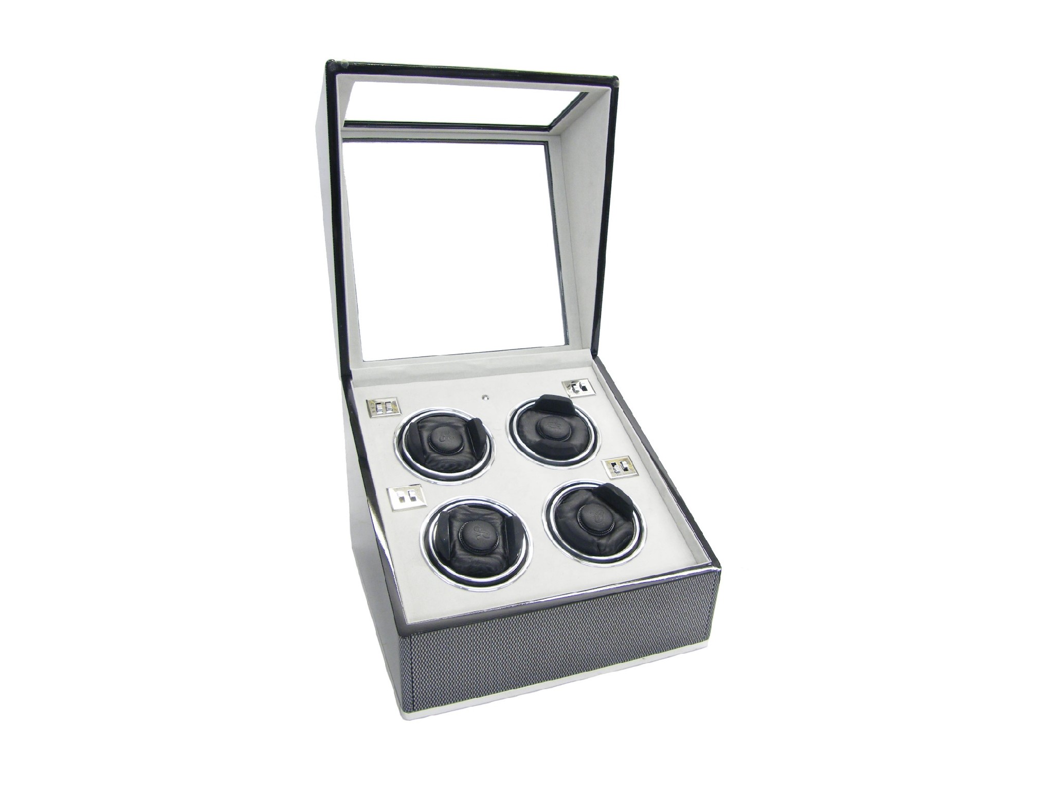 Appraisal: Rapport electronic four watch winder display case with power cable