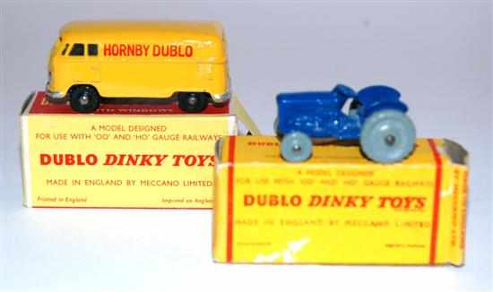 Appraisal: Two Dublo Dinkys including Massey Harris Tractor blue GKPW and