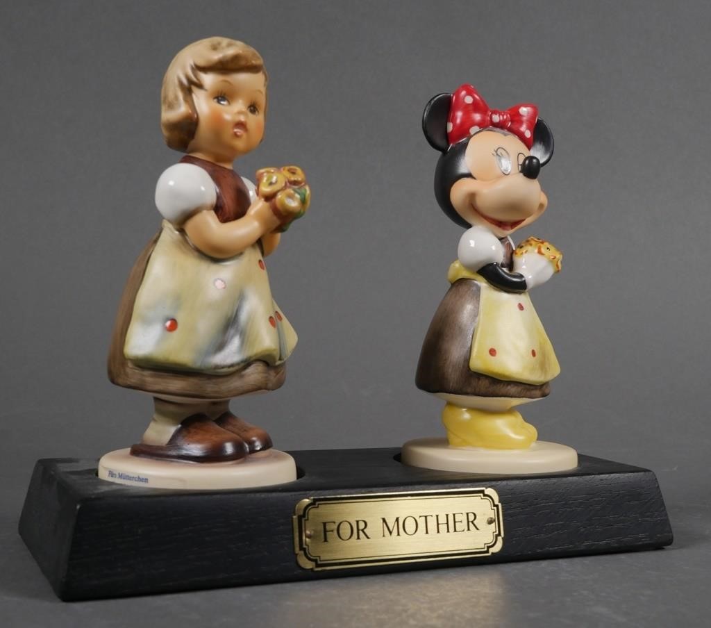 Appraisal: Disney Hummel set For Mother Minnie Mouse No limited edition