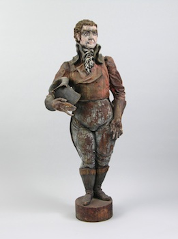 Appraisal: A Papier Mache Figure of a Man The dapper papier