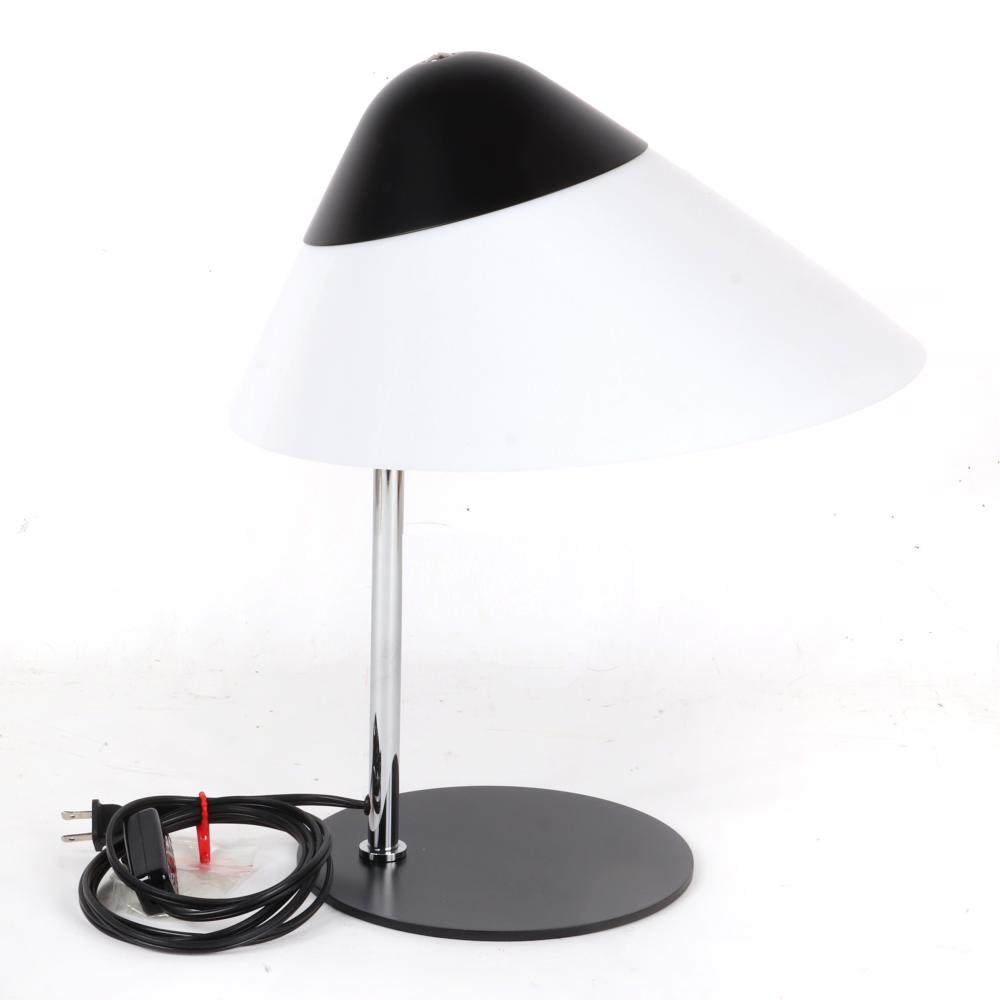 Appraisal: PANDUL 'OPALA' TABLE LAMP BLACK DESIGNED BY HANS WEGNER H