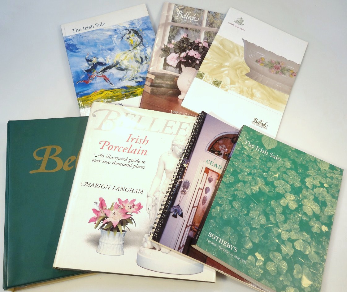 Appraisal: Various Belleek books ephemera and guides to include Langham Marian