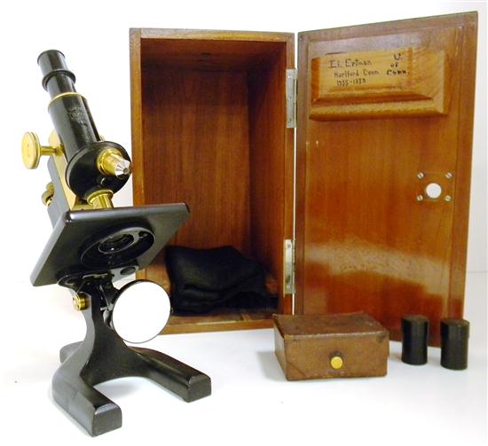 Appraisal: Buffalo NY Spencer microscope serial number black enamel '' x