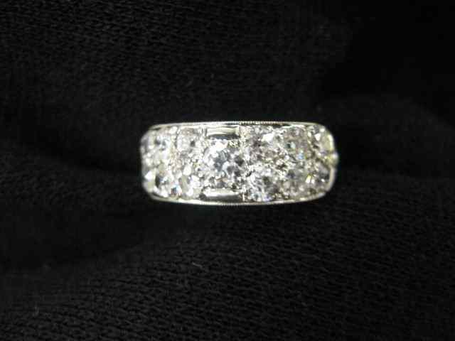 Appraisal: Diamond Ring double round band of round diamonds totaling carats