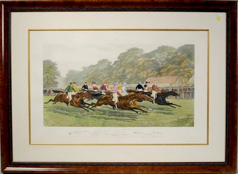 Appraisal: After George Veal Our Gentlemen Riders Engraving After George Veal