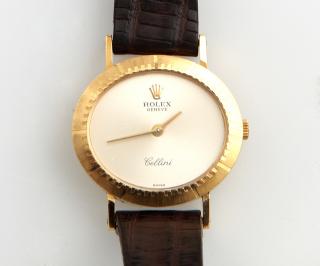 Appraisal: Lady's K Yellow Gold Rolex Cellini Wristwatch Lady's K Yellow