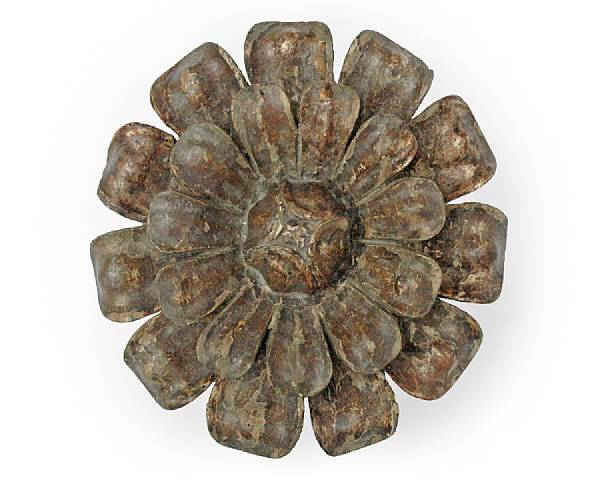 Appraisal: An Italian Baroque parcel gilt carved rosette th century Composed