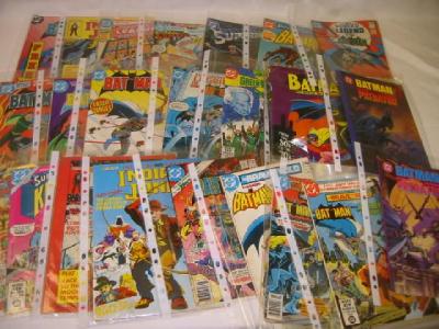 Appraisal: Twenty five various Batman Superman and other comics 's a