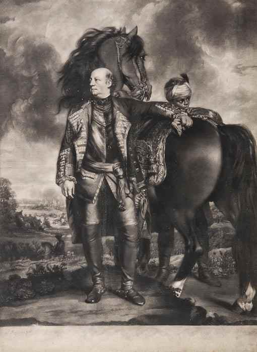 Appraisal: James Watson - John Manners Marquis of Granby mezzotint after