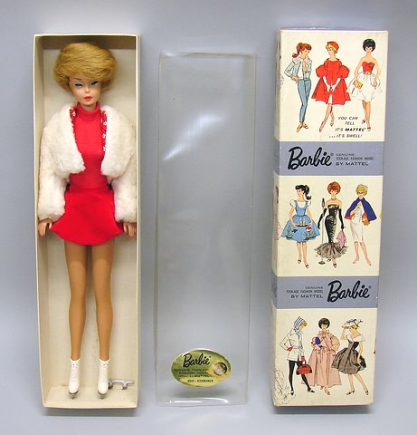 Appraisal: Barbie DRESSED BOX BARBIE Honey Blonde Bubble Cut in original