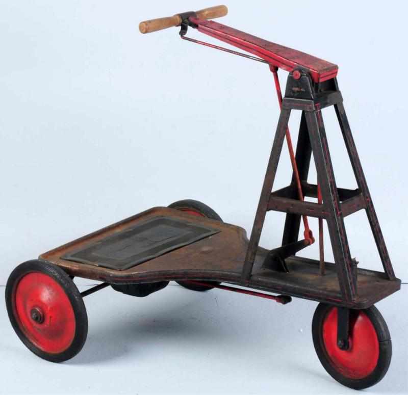 Appraisal: Very Scarce Pressed Steel Buddy L Hand Car Toy This