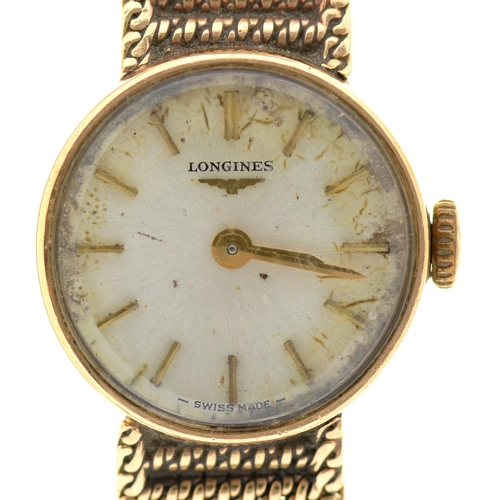 Appraisal: A Longines ct gold lady's wristwatch mm London ct gold