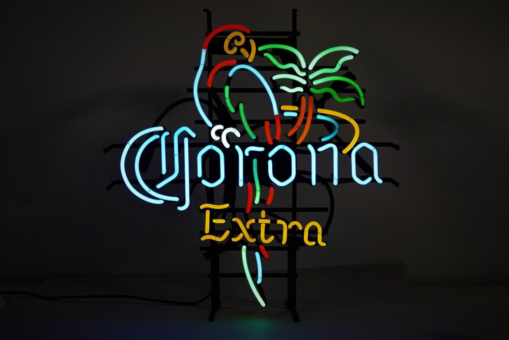 Appraisal: CORONA BEER NEON SIGN inches wide inches high Condition