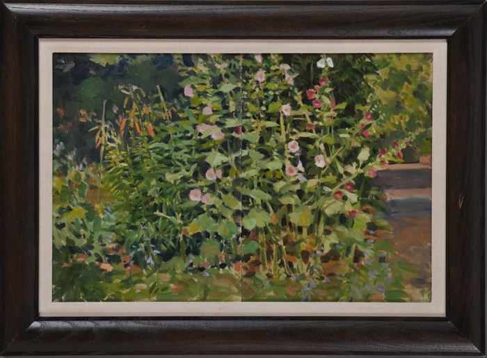 Appraisal: RICHARD CROZIER b HOLLYHOCKS LILLIES I AND HOLLYHOCKS LILLIES II