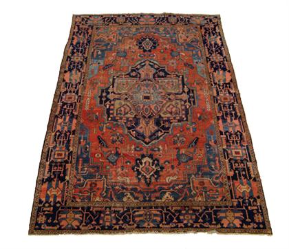 Appraisal: Heriz carpet northwest persia circa late ft x ft in