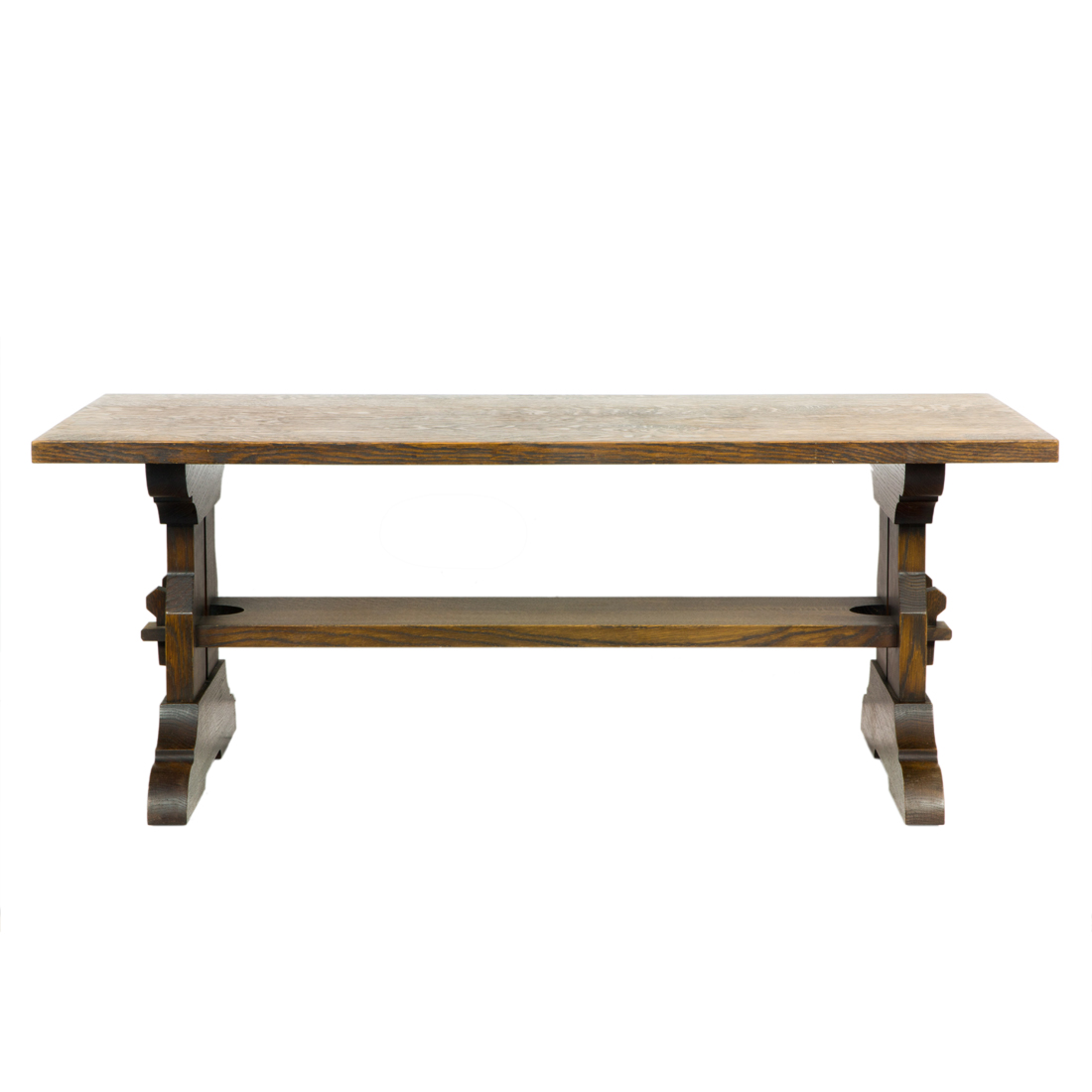 Appraisal: ARTS AND CRAFTS STYLE QUARTERSAWN OAK COFFEE TABLE Arts and