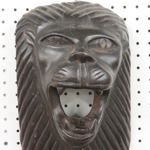 Appraisal: African Tribal Mask of a Lion's Head x