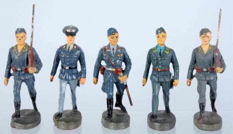 Appraisal: Lot of Elastolin cm Luftwaffe Figures Nice lot includes two