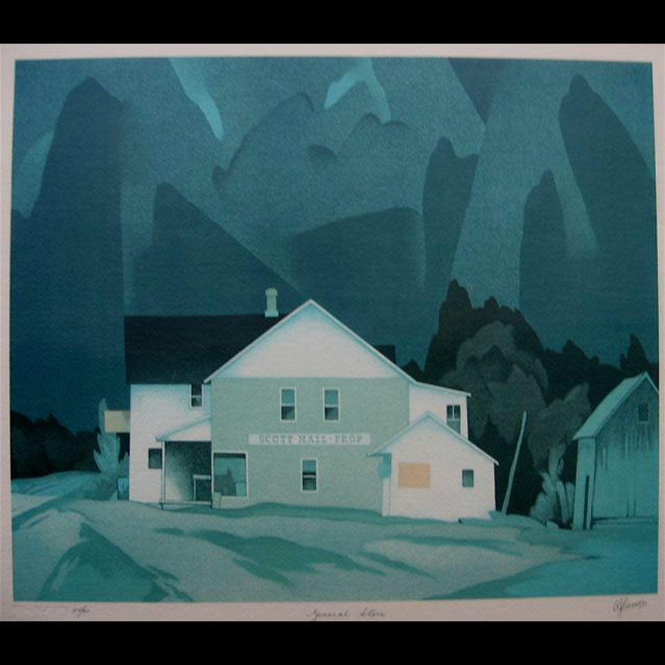 Appraisal: GENERAL STORE GREY DAY ALFRED JOSEPH CASSON - CANADIAN TWO