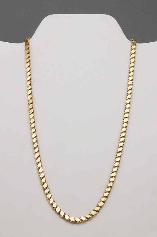 Appraisal: K GOLD FANCY LINK CHAIN K yellow gold chain with