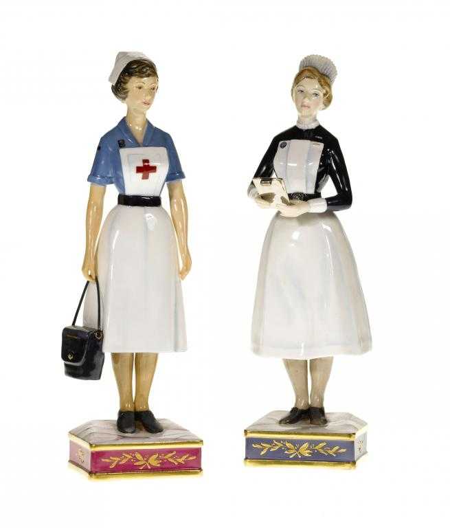 Appraisal: A ROYAL WORCESTER MODEL OF A SISTER OF UNIVERSITY COLLEGE