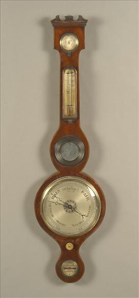 Appraisal: A mahogany mercury wheel barometer Smithers Southsea mid th century