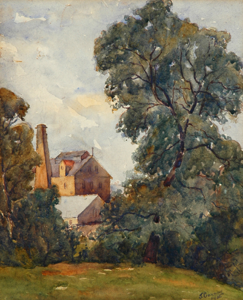 Appraisal: Joseph Thomas Connor - Mill View watercolour signed 'J Connor'