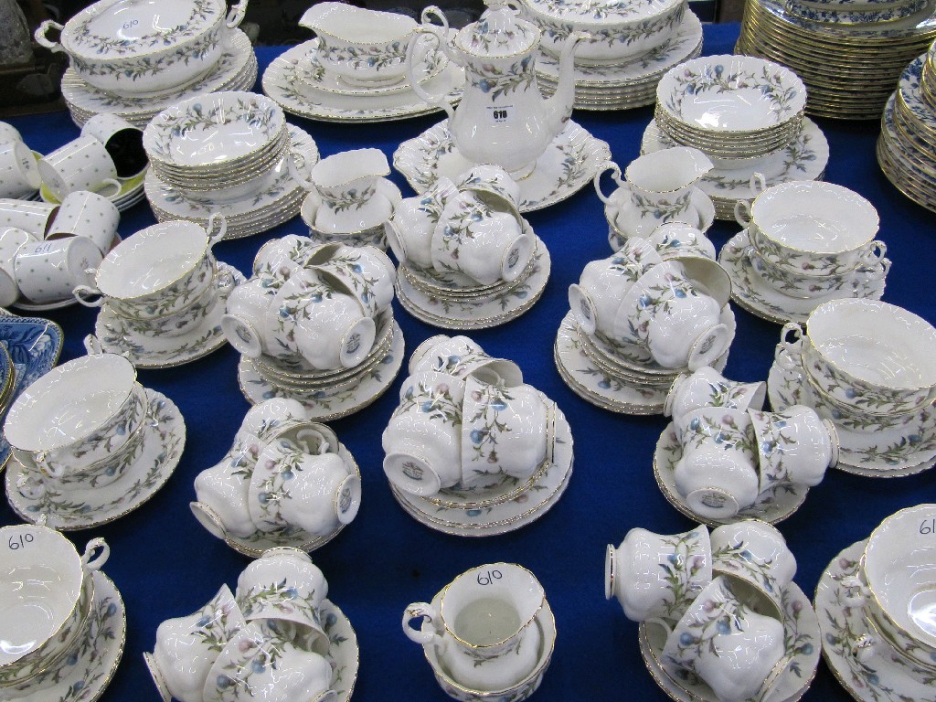 Appraisal: Royal Albert 'Brigadoon' twelve setting dinner tea and coffee wares