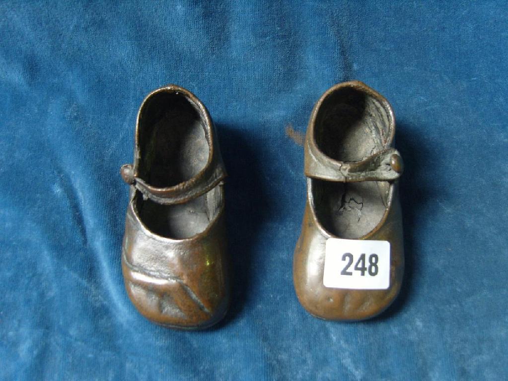 Appraisal: A model of a pair of children's shoes