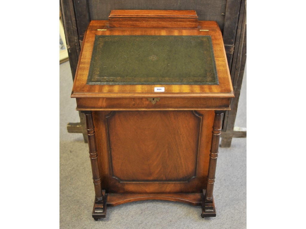 Appraisal: Reproduction Davenport desk