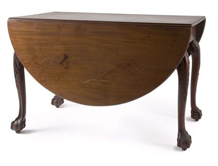 Appraisal: George II Mahogany Drop-Leaf Table Estimate -