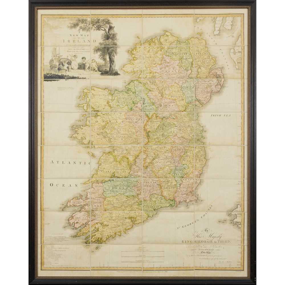 Appraisal: IRELAND MAP - BEAUFORT THE REVEREND DANIEL AUGUSTUS SECOND EDITION