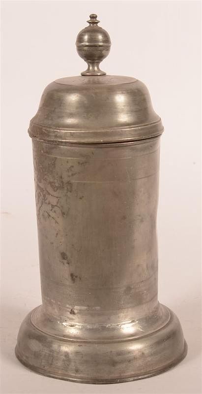 Appraisal: Dated Signed F G Pewter Stein Dated Signed F G