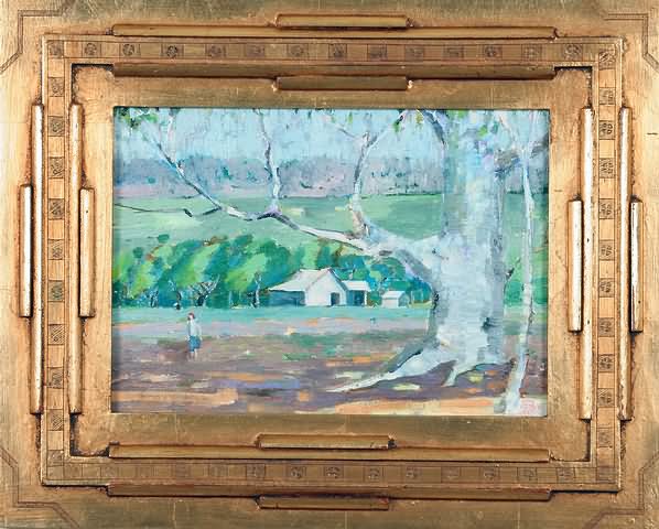 Appraisal: Old Farm- Buckingham oil on board SLR J B American