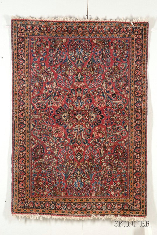 Appraisal: Sarouk Rug West Persia second quarter th century ft in