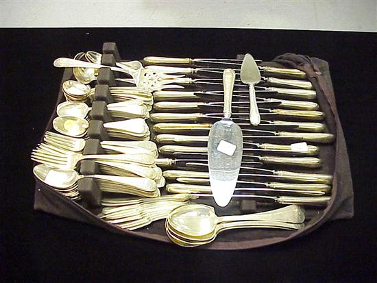 Appraisal: Tuttle Hannah Hull sterling silver service consisting of pieces dinner