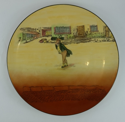 Appraisal: Royal Doulton Dickens seriesware large charger Mr Pickwick D diameter