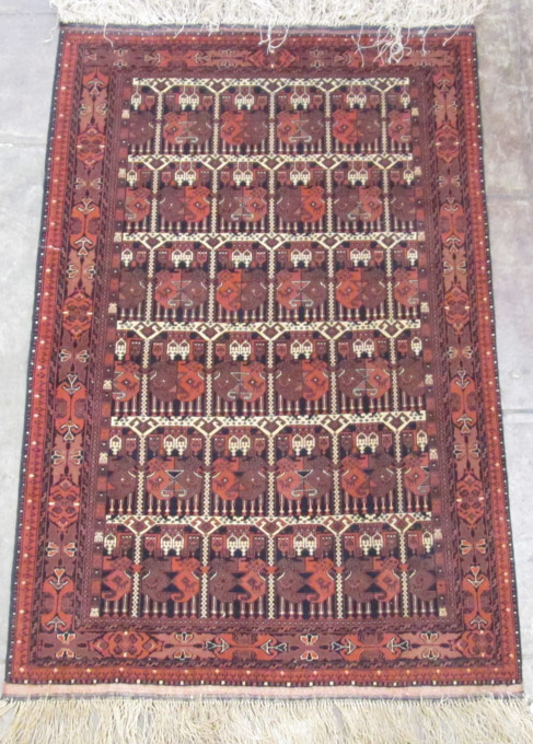 Appraisal: AFGHAN BELOUCHI TRIBAL AREA RUG ' x '